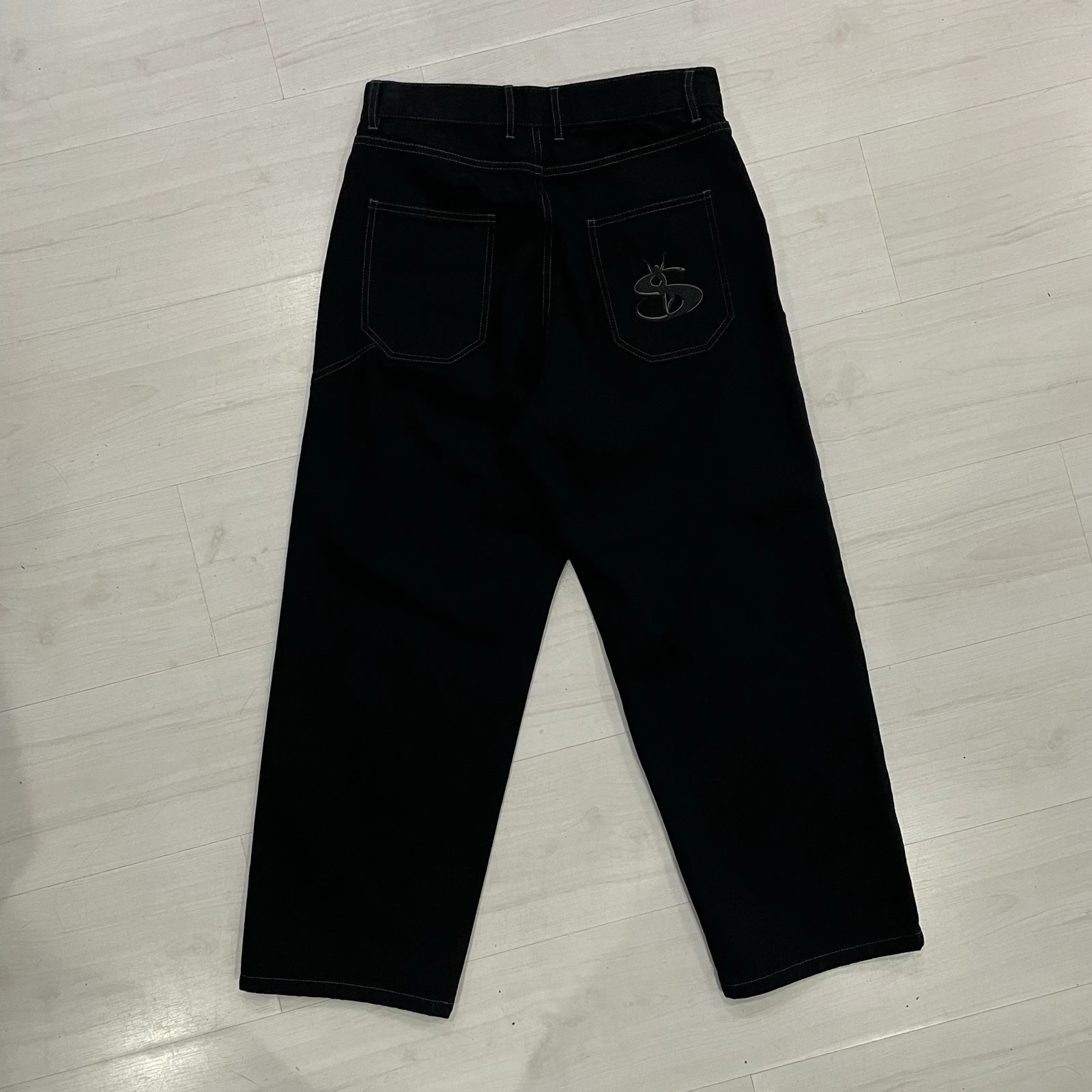 Calça Yardsale Phantasy Denim Jeans (Preto/Verde) – photo 5